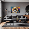 Joyful Persian Cat Living Room Demo