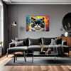 Joyful Persian Cat Living Room Demo