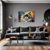 Joyful Persian Cat Living Room Demo