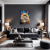 Joyful Persian Cat Living Room Demo