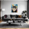 Joyful Persian Cat Living Room Demo