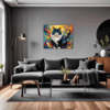 Joyful Persian Cat Living Room Demo
