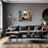 Joyful Persian Cat Living Room Demo