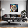 Joyful Persian Cat Living Room Demo