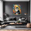 Joyful Persian Cat Living Room Demo