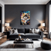 Joyful Persian Cat Living Room Demo