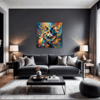 Joyful Persian Cat Living Room Demo