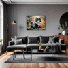 Joyful Persian Cat Living Room Demo