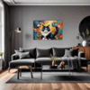 Joyful Persian Cat Living Room Demo