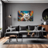 Joyful Persian Cat Living Room Demo