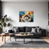 Joyful Persian Cat Living Room Demo