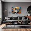 Joyful Persian Cat Living Room Demo