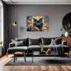 Joyful Persian Cat Living Room Demo