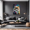Joyful Persian Cat Living Room Demo