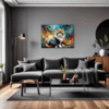Joyful Persian Cat Living Room Demo