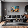 Joyful Persian Cat Living Room Demo