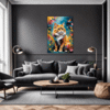 Joyful Persian Cat Living Room Demo