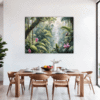 Jungle Monkeys & Orchids Dining Room Demo