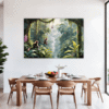 Jungle Monkeys & Orchids Dining Room Demo