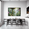 Jungle Monkeys & Orchids Dining Room Demo