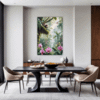 Jungle Monkeys & Orchids Dining Room Demo