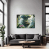 Jungle Monkeys & Orchids Living Room Demo
