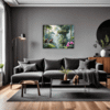 Jungle Monkeys & Orchids Living Room Demo