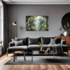 Jungle Monkeys & Orchids Living Room Demo