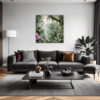 Jungle Monkeys & Orchids Living Room Demo