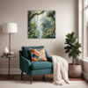 Jungle Monkeys & Orchids Living Room Demo