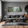 Jungle Monkeys & Orchids Living Room Demo
