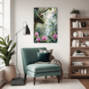 Jungle Monkeys & Orchids Living Room Demo