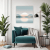 Lakeside Reflection Living Room Demo