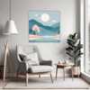 Lakeside Reflection Living Room Demo