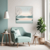Lakeside Reflection Living Room Demo