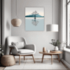Lakeside Reflection Living Room Demo