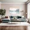 Lakeside Reflection Living Room Demo