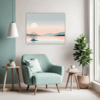 Lakeside Reflection Living Room Demo