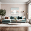 Lakeside Reflection Living Room Demo