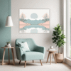 Lakeside Reflection Living Room Demo