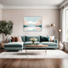 Lakeside Reflection Living Room Demo