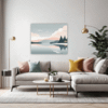 Lakeside Reflection Living Room Demo