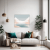 Lakeside Reflection Living Room Demo