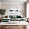 Lakeside Reflection Living Room Demo