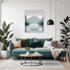 Lakeside Reflection Living Room Demo
