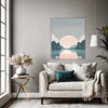 Lakeside Reflection Living Room Demo