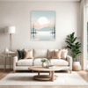 Lakeside Reflection Living Room Demo