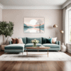 Lakeside Reflection Living Room Demo