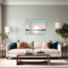 Lakeside Reflection Living Room Demo