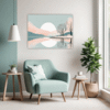 Lakeside Reflection Living Room Demo